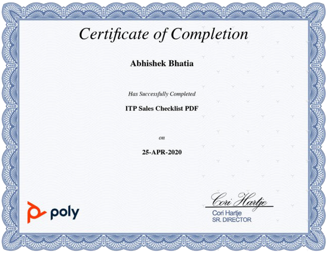 POLY certificate 1
